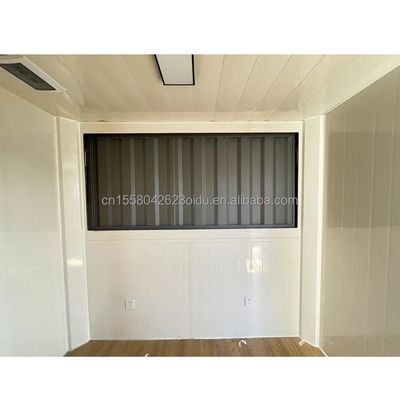 10ft Mini Pop Up Shop Container House Restaurant Shop Straßen-Food Kiosk Container mit galvanisierten Stahl quadratischen Rohren
