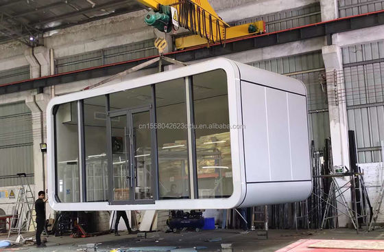 Stahlrahmen Verzinktes Stahl biegen 180g Freizeit oder Hotel Modernes Design Vorgefertigtes Kapselzimmer 20 FT 40 FT