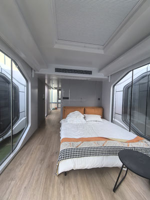 Stahlrahmen Verzinktes Stahl biegen 180g Freizeit oder Hotel Modernes Design Vorgefertigtes Kapselzimmer 20 FT 40 FT