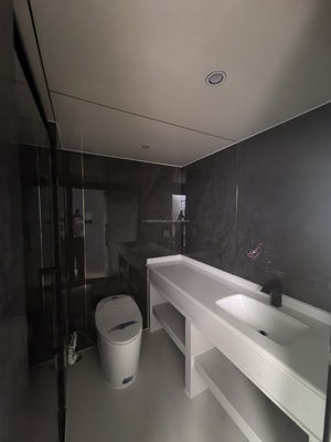 Stahlrahmen Verzinktes Stahl biegen 180g Freizeit oder Hotel Modernes Design Vorgefertigtes Kapselzimmer 20 FT 40 FT