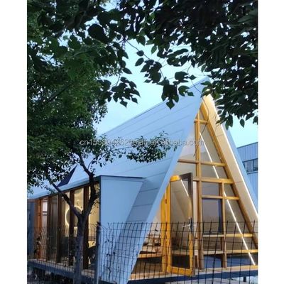 Dreieckshaus Vorgefertigtes Modulares Büro Garten Zuhause Galvanisierte Stahlquadratrohre Containerhaus B2B Für Hotel