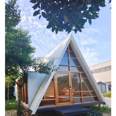 Dreieckshaus Vorgefertigtes Modulares Büro Garten Zuhause Galvanisierte Stahlquadratrohre Containerhaus B2B Für Hotel
