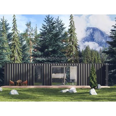 Neu beliebter 40ft modifizierter Container mit 2 Schlafzimmern und Aluminiumfenstern
