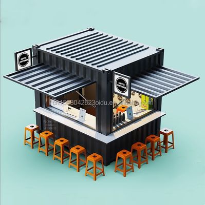 Café Bar Restaurant Straße Garten Booth 10 Fuß bei 20ft oder 40ft mit 50/75/100mm Welle Sandwich Panel