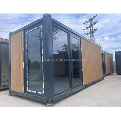 Aluminiumlegierung Fenster Erweiterbare Holzcontainerhaus für EU 20ft 40ft Modern Design Outdoor Hotel und Beruf