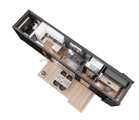 Container Hotel Vorgefertigte mobile Büro Wohncontainer Home Office Container 40ft Versandcontainer