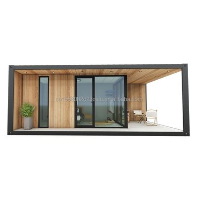 20ft/40ft Luxus modernes Holzhaus Stahlstruktur Kleines Haus Senglin Klapphaus mit individueller Farbe