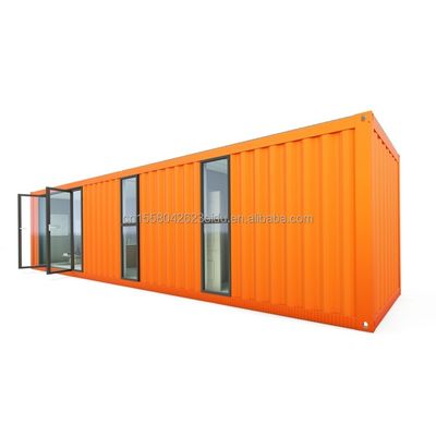Hotel 40ft Vorgefertigter Modularer Klappbehälter Schnellbau Kleines Haus mit galvanisierten Stahlquadratrohren Hauptstruktur