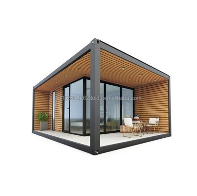 20ft/40ft Luxus modernes Holzhaus Stahlstruktur Kleines Haus Senglin Klapphaus mit individueller Farbe