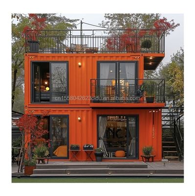 20ft modernes Luxus-Prefab-Haus Stahl Sandwich-Panel Modifizierter Versandcontainer für Outdoor-Garten-Leben Alternative