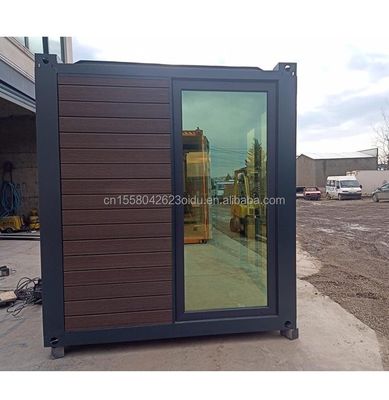 EU 20ft Modern Luxus Prefab Haus Außengarten Holzhäuser mit Stahlkonstruktion Sandwich Panel Material