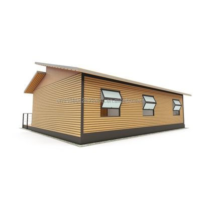 EU Modern 3 Schlafzimmer Flat Pack Container Häuser Holz Außenwand und galvanisierter Stahl Biegen 180g für Wohnraum