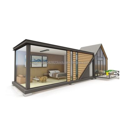 50/75/100mm Wave Sandwich Panel Wand für Einkaufszentrum in Dreieck Stahlkonstruktion Design von EU modernen Flat Pack Container House