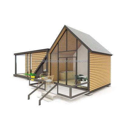 50/75/100mm Wave Sandwich Panel Wand für Einkaufszentrum in Dreieck Stahlkonstruktion Design von EU modernen Flat Pack Container House