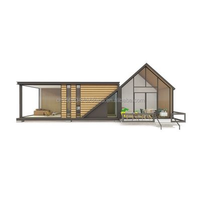 50/75/100mm Wave Sandwich Panel Wand für Einkaufszentrum in Dreieck Stahlkonstruktion Design von EU modernen Flat Pack Container House