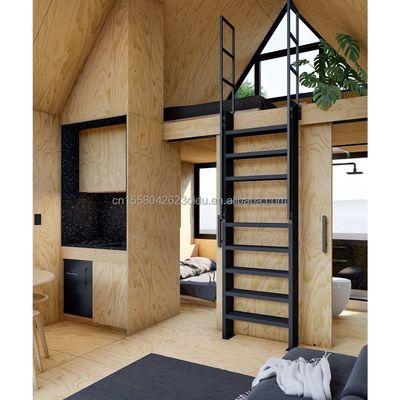Modernes A-Dreieck-Kleinhaus Vorgefertigtes Haus Anhänger Flat Pack Stahl und Sandwich Panel Mobilhaus für Hotel oder andere Zwecke