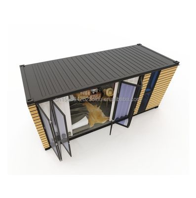Stahlrahmen Verzinktes Stahl biegen 180g für 20ft Studio Holz Außenwände Versand Container Zuhause Stilvolle Container Häuser