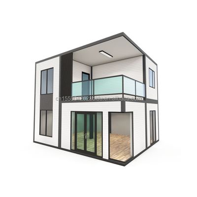 Aluminiumlegierung Fenster Chinesischer Design Stil Stahlstruktur Luxus Villahaus mit Anpassungsmöglichkeiten