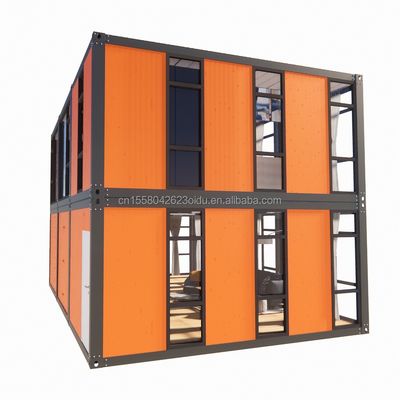Hotel Flat Pack Stahlprodukt Modernes Design Fertigung Wohnung von Cbox Luxus zweischichtiges portables Containerhaus