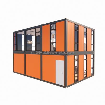 Hotel Flat Pack Stahlprodukt Modernes Design Fertigung Wohnung von Cbox Luxus zweischichtiges portables Containerhaus