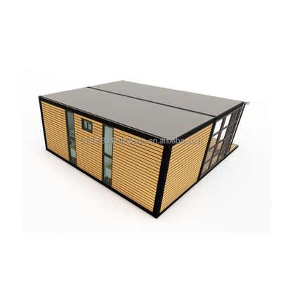 Hotel Unterkunft 2024 Stil Luxus vorgefertigtes tragbares kleines Haus mit 50/75/100mm Wellen Sandwich-Panel Wände und Design