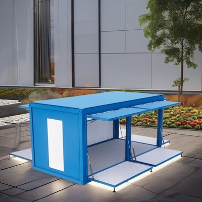 angepasste Farbe 10ft 20ft Erweiterbare Container Shop Pop-up Food Truck Vorgefertigte Häuser für Bar Shop Kaffeehandel Aktivität Bar