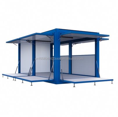 angepasste Farbe 10ft 20ft Erweiterbare Container Shop Pop-up Food Truck Vorgefertigte Häuser für Bar Shop Kaffeehandel Aktivität Bar