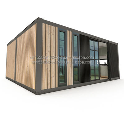 Anpassbares, abnehmbares Mobilhaus EU Zwei Schlafzimmer Zwei 20 Fuß vorgefertigtes Containerhaus für persönliches Wohnen