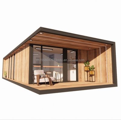 Verzinktes Stahlbogen Portable Modular 2-3 Schlafzimmer Prefab Flat Pack Mobile Gartenkabine Hotels Villen Fertighäuser