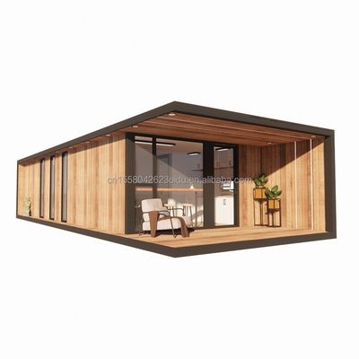 Verzinktes Stahlbogen Portable Modular 2-3 Schlafzimmer Prefab Flat Pack Mobile Gartenkabine Hotels Villen Fertighäuser
