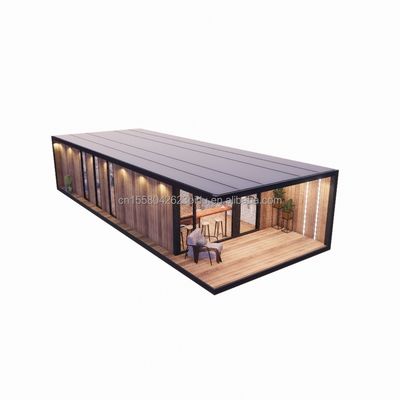 Verzinktes Stahlbogen Portable Modular 2-3 Schlafzimmer Prefab Flat Pack Mobile Gartenkabine Hotels Villen Fertighäuser