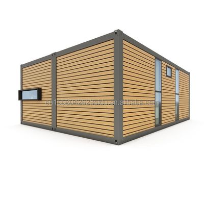 Verzinktes Stahlbogen 180g Modernes Design 2 Schlafzimmer Vorgefertigtes Ausbaubarer Containerhaus für den Einsatz in einem Einkaufszentrum