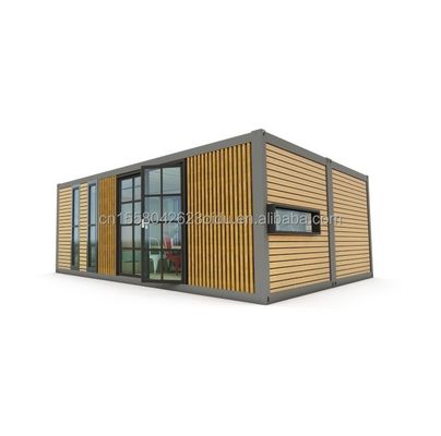 Verzinktes Stahlbogen 180g Modernes Design 2 Schlafzimmer Vorgefertigtes Ausbaubarer Containerhaus für den Einsatz in einem Einkaufszentrum