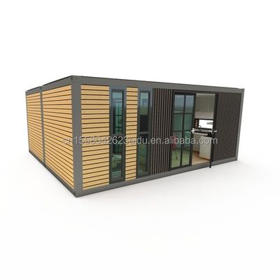 Verzinktes Stahlbogen 180g Modernes Design 2 Schlafzimmer Vorgefertigtes Ausbaubarer Containerhaus für den Einsatz in einem Einkaufszentrum