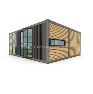 Verzinktes Stahlbogen 180g Modernes Design 2 Schlafzimmer Vorgefertigtes Ausbaubarer Containerhaus für den Einsatz in einem Einkaufszentrum