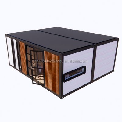 Verzinktes Stahlbogen 180g EU Modern 2 Schlafzimmer Prefab Stahl Erweiterbares Containerhaus Design für Mall-Anwendung
