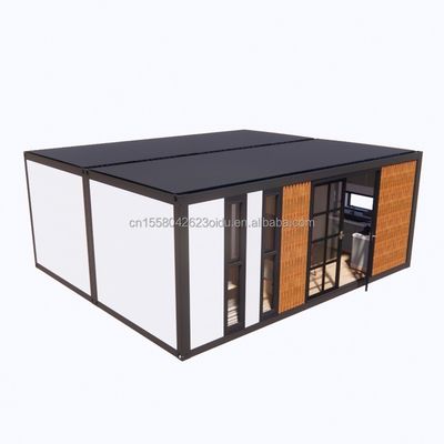 Verzinktes Stahlbogen 180g EU Modern 2 Schlafzimmer Prefab Stahl Erweiterbares Containerhaus Design für Mall-Anwendung