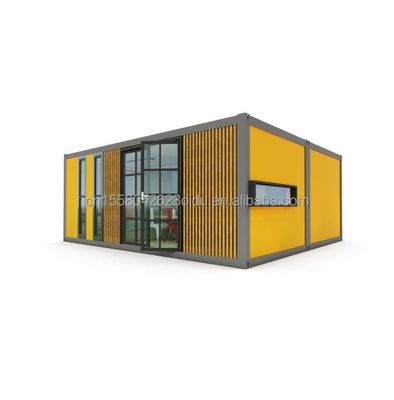 Verzinktes Stahlbogen 180g EU Modern 2 Schlafzimmer Prefab Stahl Erweiterbares Containerhaus Design für Mall-Anwendung