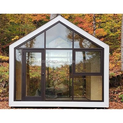 Modifizierte Schiffscontainer Prefab Haus Dreieckdach und stabile Holzgrundlage für Wohnraum Stahlcontainer Haus