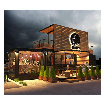 Modernes Design, Farbe, Vorgefertigter Behälter, Milch-Tee-Shop, Kaffeeshop, Kaffeeladen, Häuser, Kleines Modular-Containerhaus