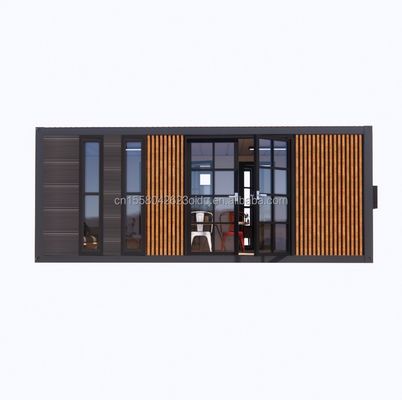 Modernes 2 Schlafzimmer Erweiterbares Stahlcontainerhaus Vorgefertigtes Design für Einkaufszentren Anwendungen kundenspezifische Farbvariationen
