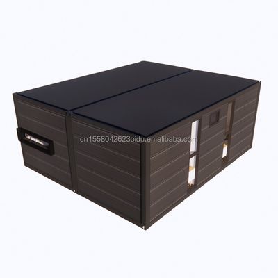 Modernes 2 Schlafzimmer Erweiterbares Stahlcontainerhaus Vorgefertigtes Design für Einkaufszentren Anwendungen kundenspezifische Farbvariationen