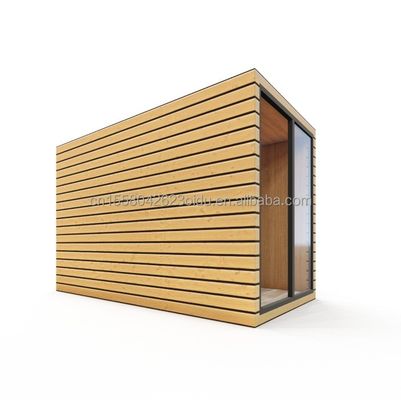 Luxuriöser Stil Holz vorgefertigte Blockhütte für abnehmbare Container Wohnung Einfaches vorgefertigtes Stahlhaus