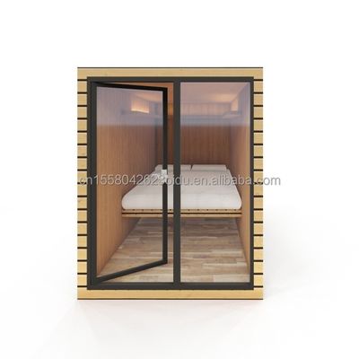Luxuriöser Stil Holz vorgefertigte Blockhütte für abnehmbare Container Wohnung Einfaches vorgefertigtes Stahlhaus