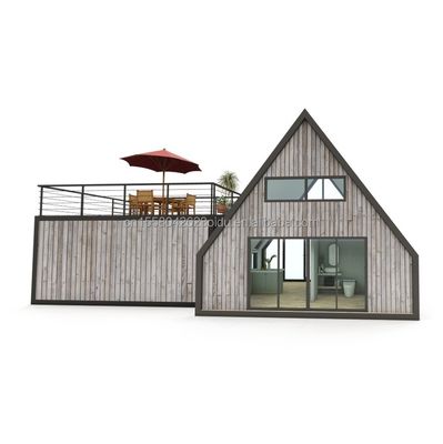 Moderne Containerhäuser Vorgefertigte Portable Kleine Häuser Modulare Häuser Leichtstahl Villa Vorgefertigte Häuser