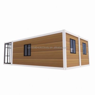 20 Fuß modernes, erweiterbares Containerhaus für Carport Vorgefertigtes Mobilstahl-Sandwich-Panel Material Hotel Restaurant Bar
