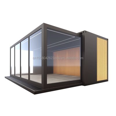 Hauptstruktur Verzinkte Stahlquadratrohre 20ft 40ft Ausdehnbares Containerhaus für zwei Schlafzimmer in Australien