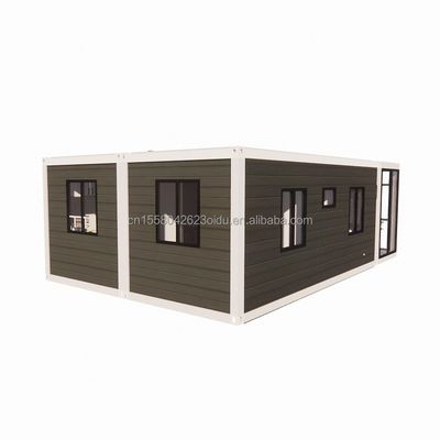 20 Fuß modernes, erweiterbares Containerhaus für Carport Vorgefertigtes Mobilstahl-Sandwich-Panel Material Hotel Restaurant Bar