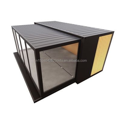 Wave Sandwich Panel 20ft Container Kaffeehaus für modernen Design Stil in Eu Expansion Garden Hotel