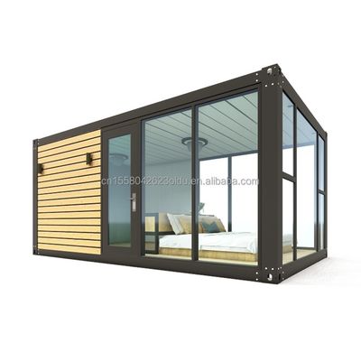 Customized Farbe Moderne Luxus Kleines 20ft 40ft Vorgefertigtes Holzhaus Mobile Leichtstahlbehälter Vorgefertigtes Zuhause Wohnung für den Außenbereich